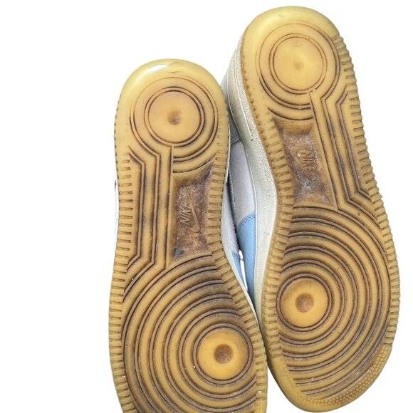 2019 Nike Air Force 1 Low 07 Light Armory Blue Size 10 ao2425-400 - Picture 8 of 13